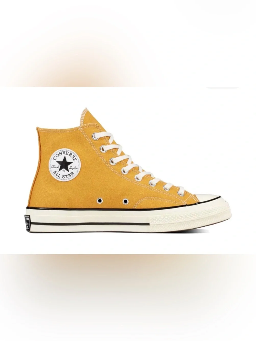 Converse Chuck 70 High Top in Sunflower Yellow